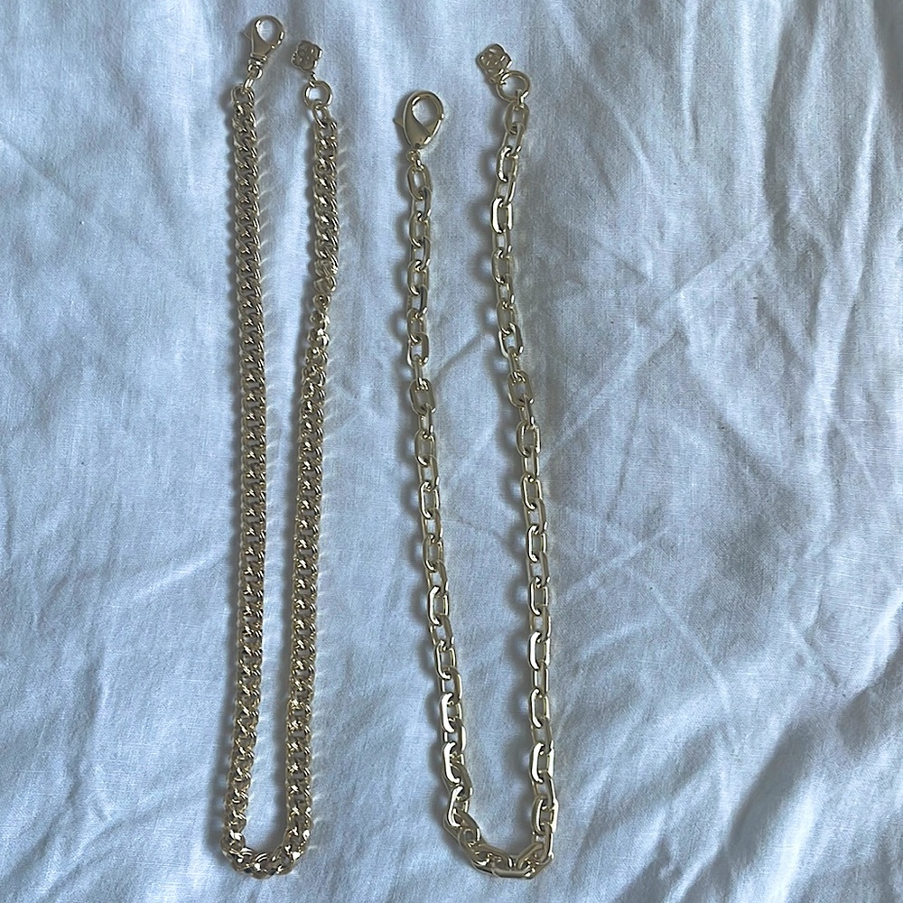 Kendra Scott chain necklace duo